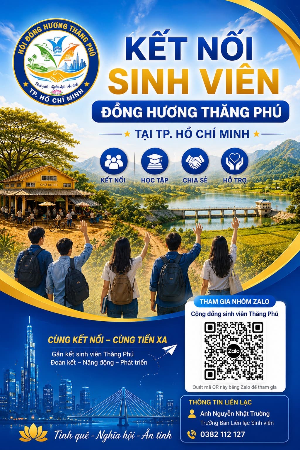 Kết nối sinh viên đồng hương Thăng Phú tại TP. Hồ Chí Minh