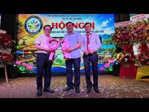Hội nghị thảo luận Quy chế và Ra mắt Ban Chấp hành lâm thời Hội Đồng hương xã Thăng Phú tại TP.HCM