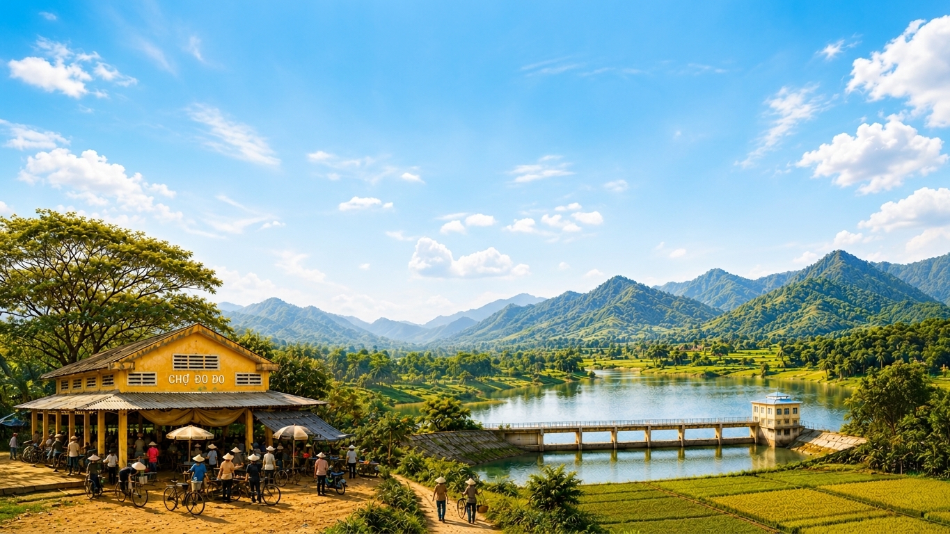 Cảnh đẹp quê hương Thăng Phú